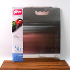 Multipurpose stainless steel chopping board for vegetables, fruits and meat