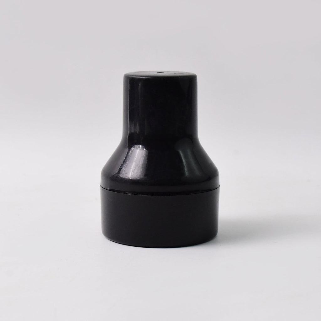 Close-up of premium makeup blending sponge puff with handle