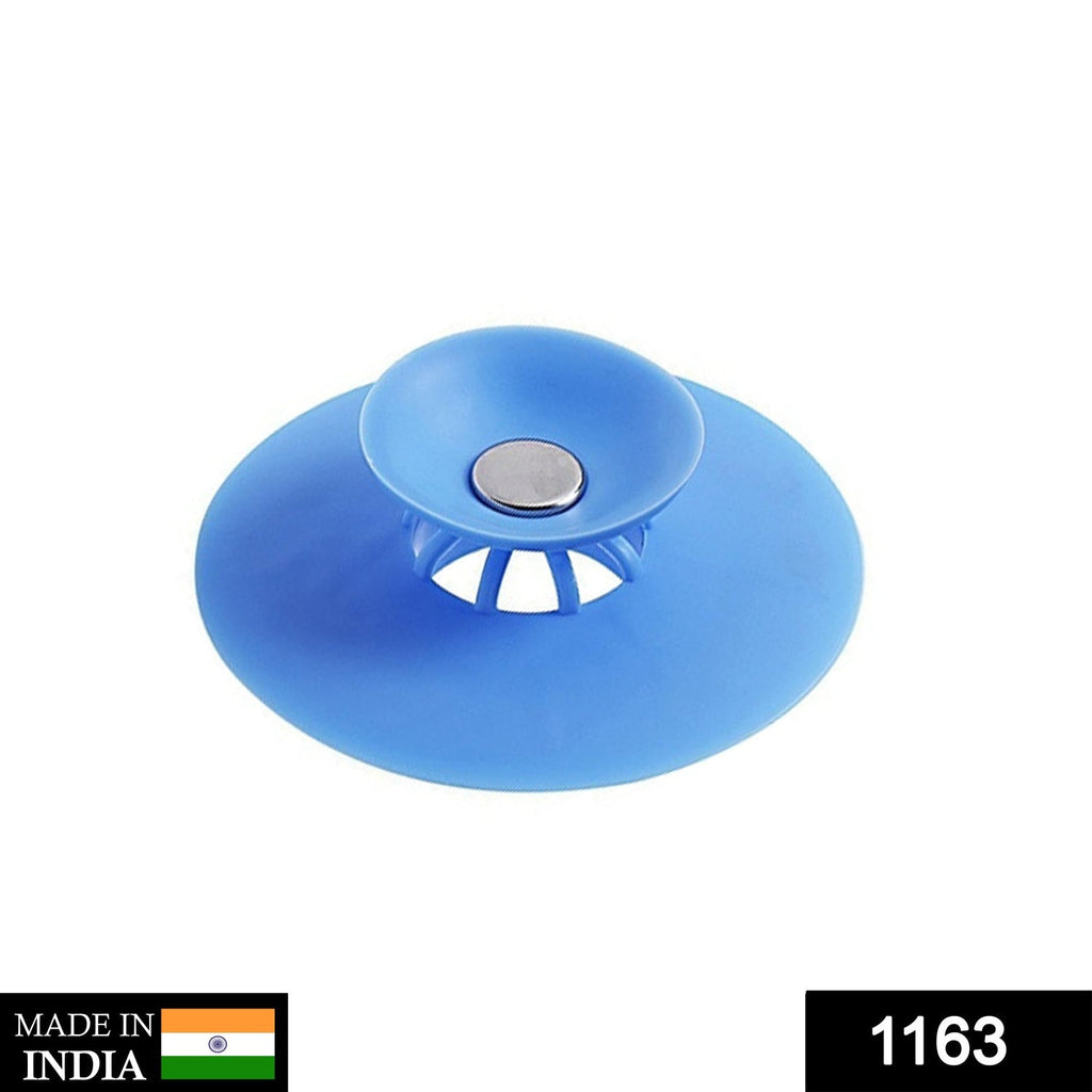 Multicolor silicone sink sealer cover designed to prevent clogs
