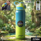 Flip top lid with secure lock system on Pexpo Amaze insulated water bottle