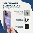 Clean main view of  suction phone holder mount for hands-free use