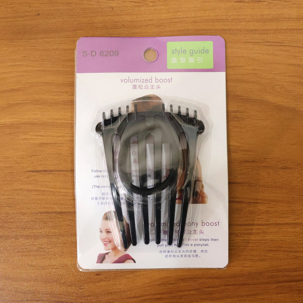 Hair volume enhancer comb clip giving instant lift and volume