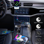 Comparison shot highlighting features of  4-in-1 car charger