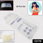 A stack of FERVENT Breastmilk Storage Bags, emphasizing their compact design for easy storage.