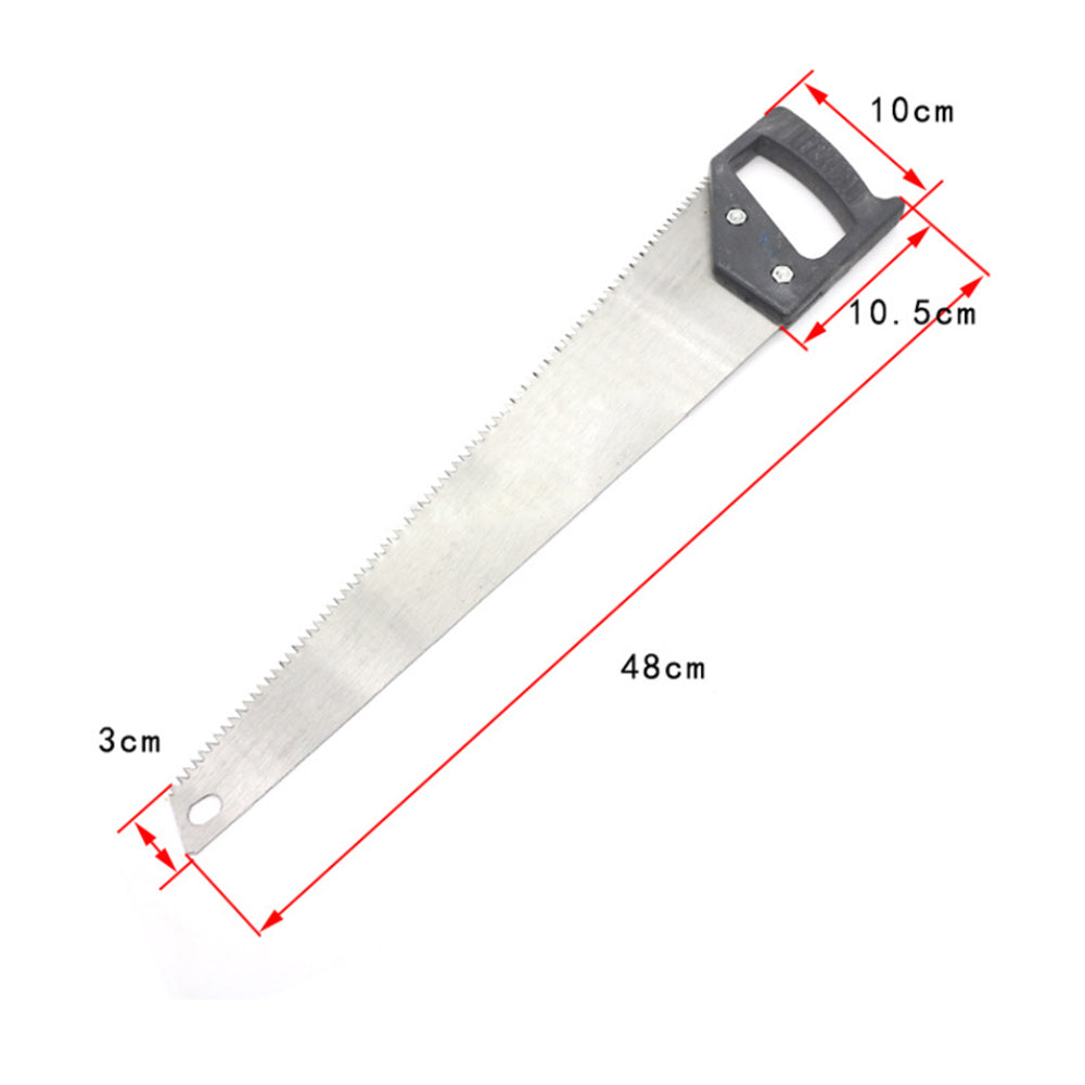 Robust steel Hand Saw designed for heavy-duty wood and plywood cutting.