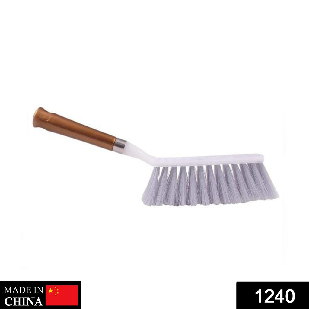 Ergonomically designed cleaning brush with a comfortable handle for effective scrubbing.