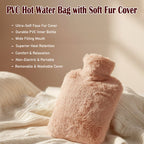 PVC hot water bag for winter warmth and pain comfort