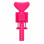 Kids sitting posture corrector showing its secure desk clamp mechanism.