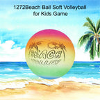 Close-up of the durable PVC Kids Beach Ball, ready for inflation.