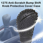 Durable anti-scratch silicone car gear stick cover.