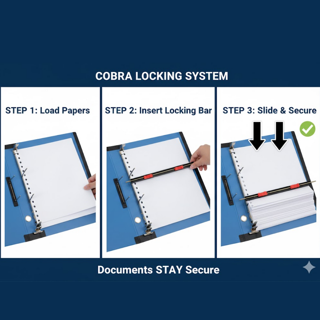 Stack of multiple Filora A4 file folders, ready for office and school use.