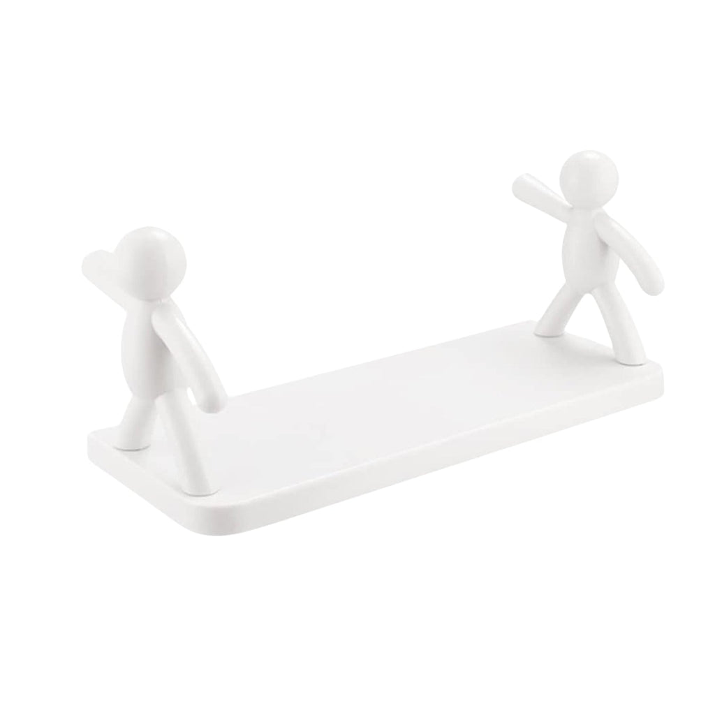 Clean-lined floating wall shelf providing practical and decorative storage for any room.