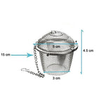 Reliable stainless steel tea strainer designed for effortless tea straining in any setting.