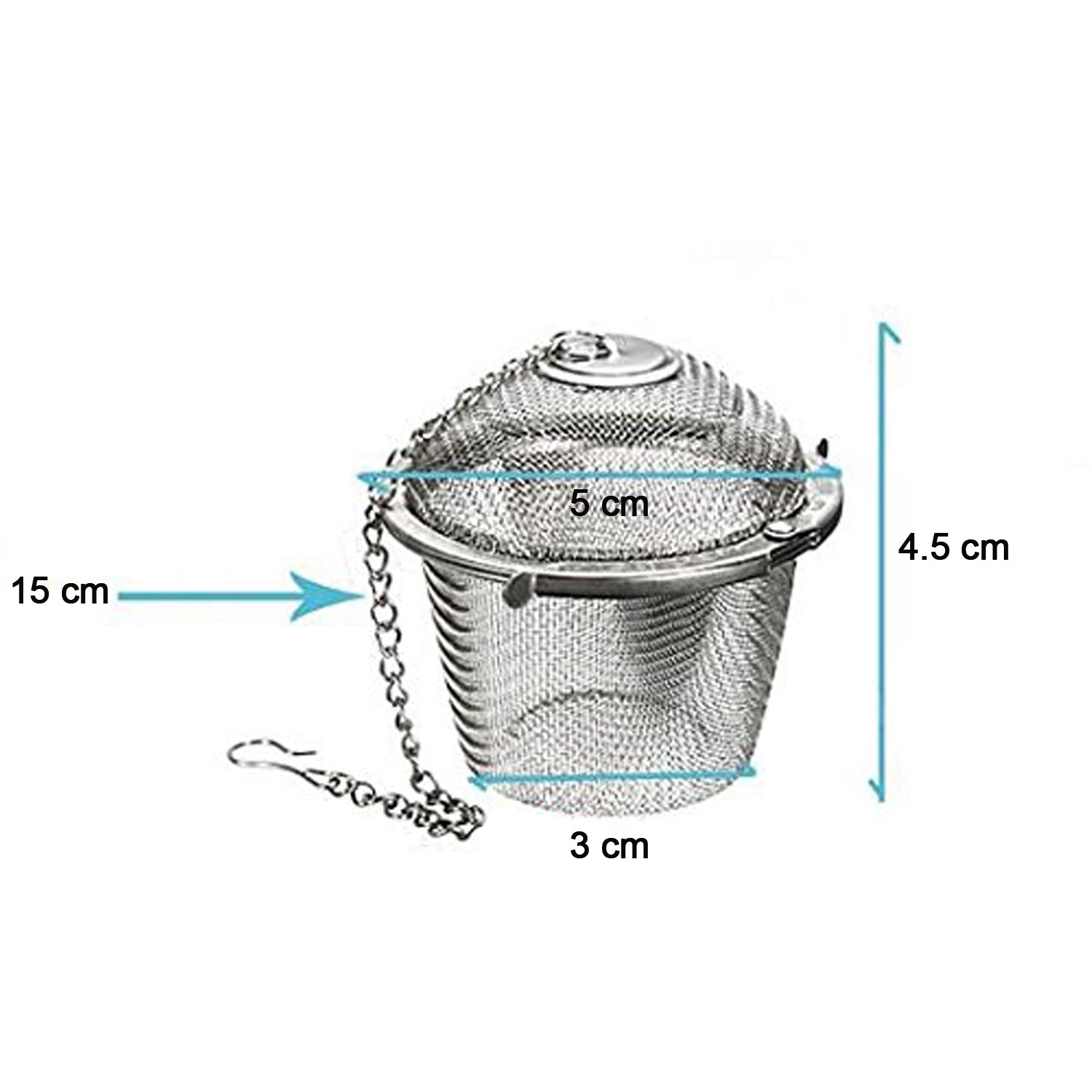 Reliable stainless steel tea strainer designed for effortless tea straining in any setting.