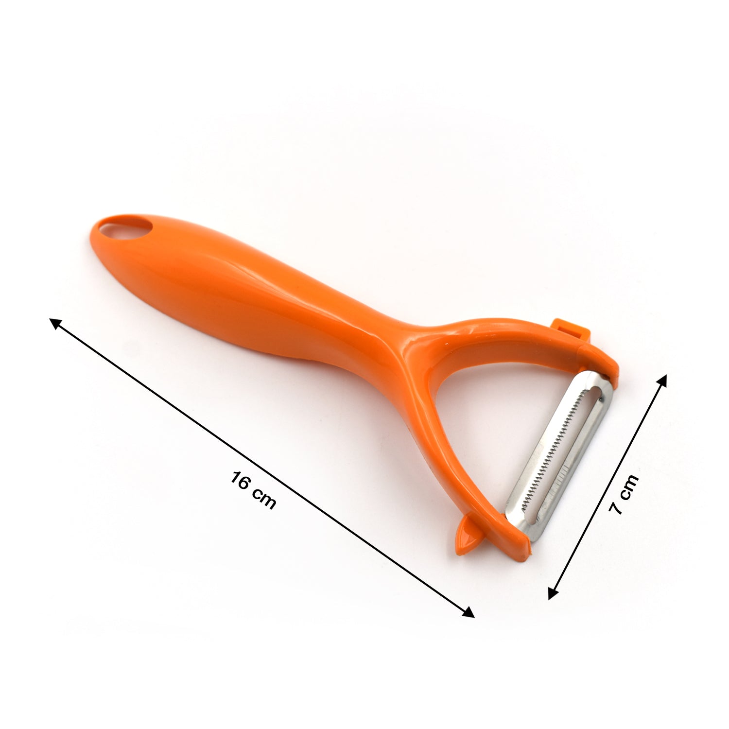 Versatile fruit and vegetable peeler, ideal for daily kitchen use.