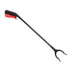 Side view of the extended reach grabber tool showcasing its durable build.
