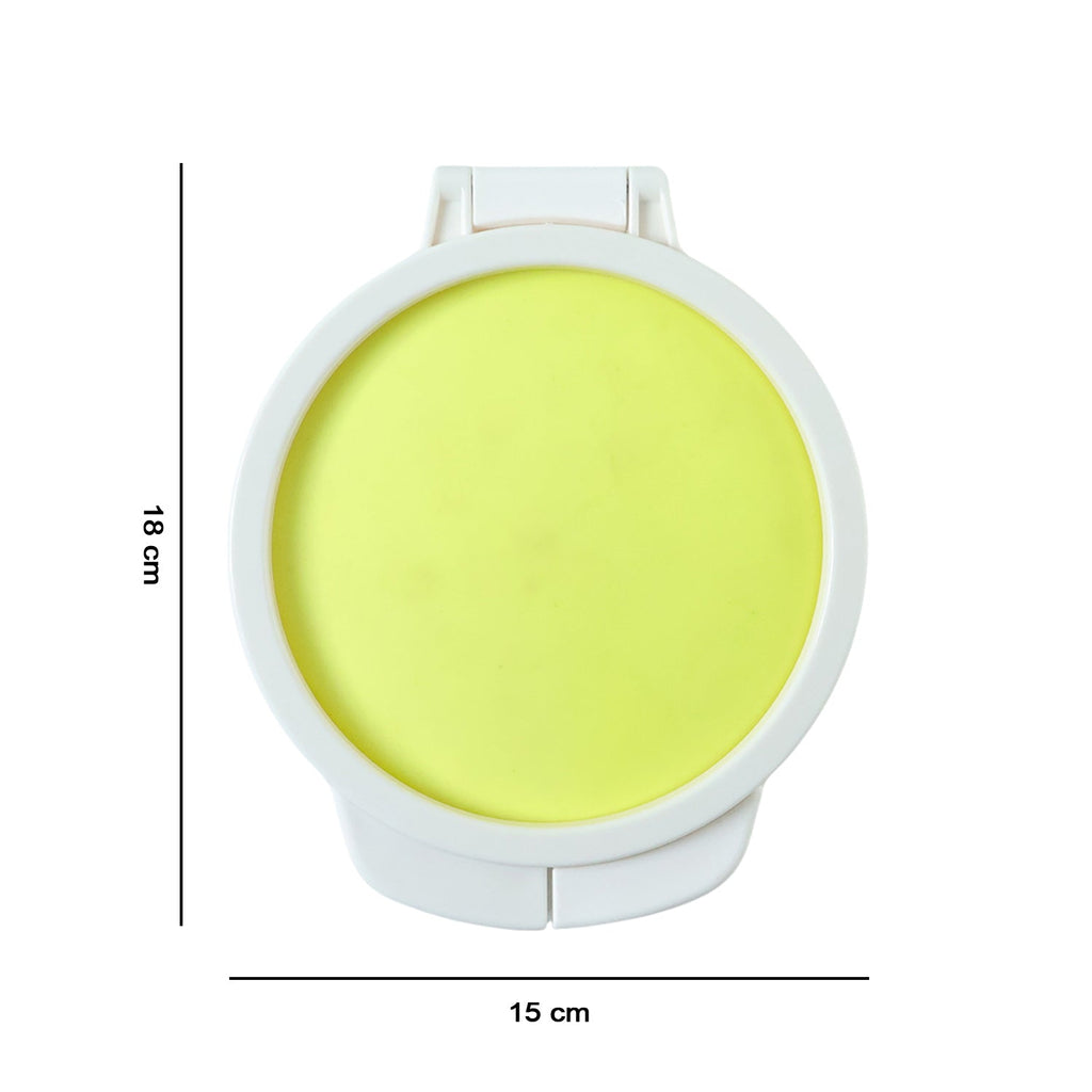 Airtight round food preservation container for kitchen use