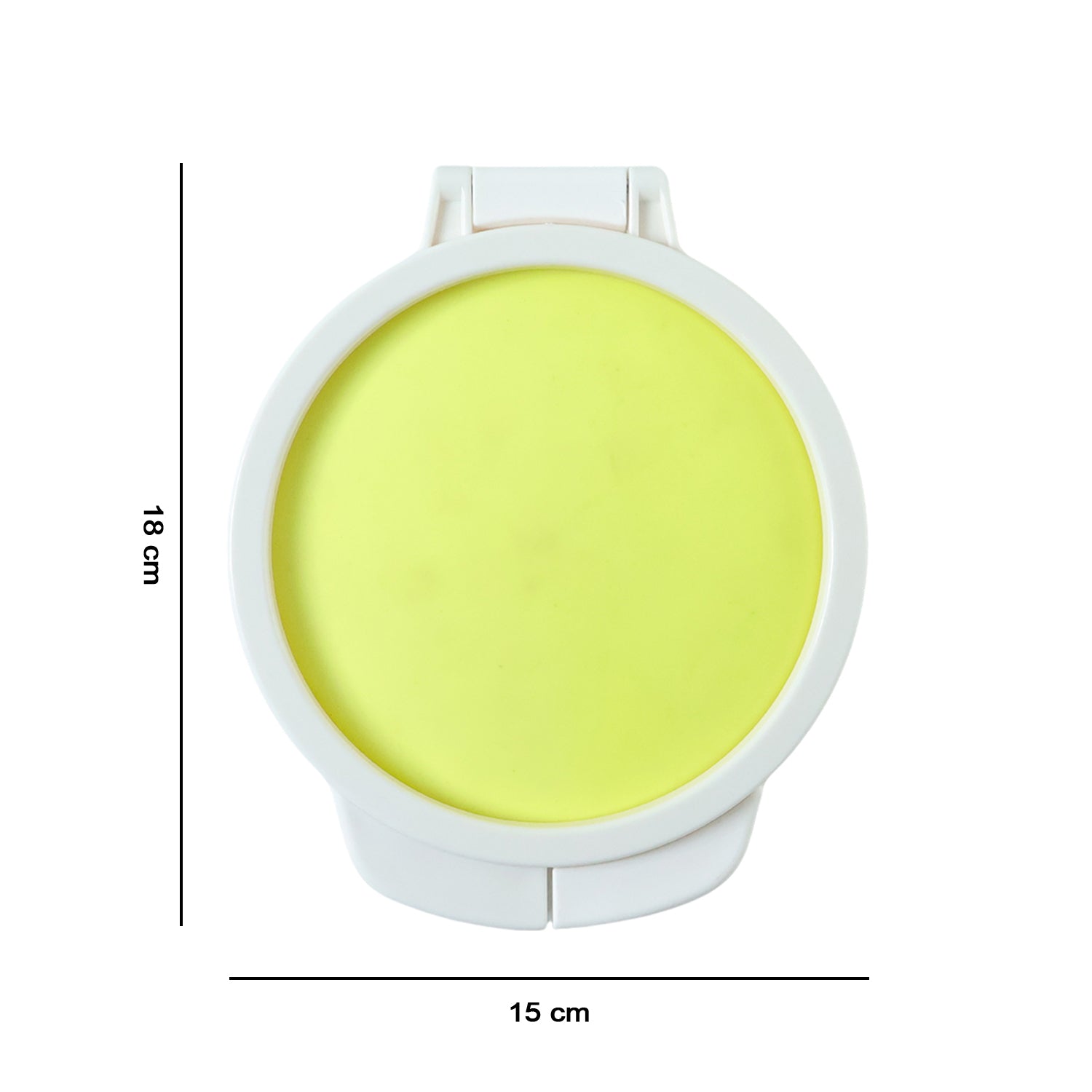 Airtight round food preservation container for kitchen use