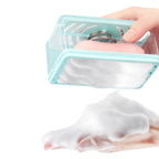 The soap roller disassembled, showing its easy-to-clean components.