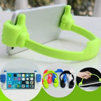 The complete 4-piece set of hand shape mobile stands, perfect as a multi-use phone holder.