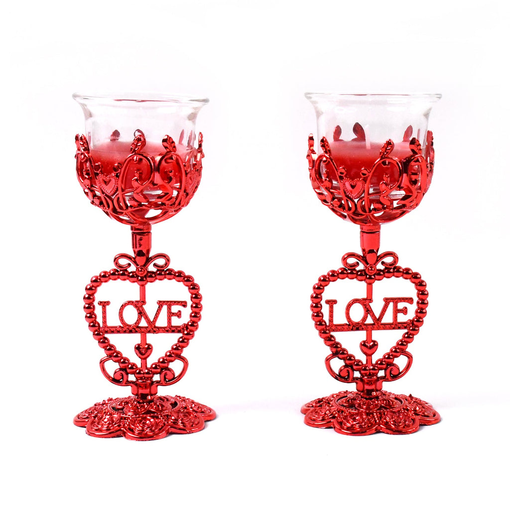 Decorative tea lights holder candle stand creating warm and inviting ambiance