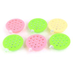 Close-up of colorful lotus canopy style LED decorative lamps