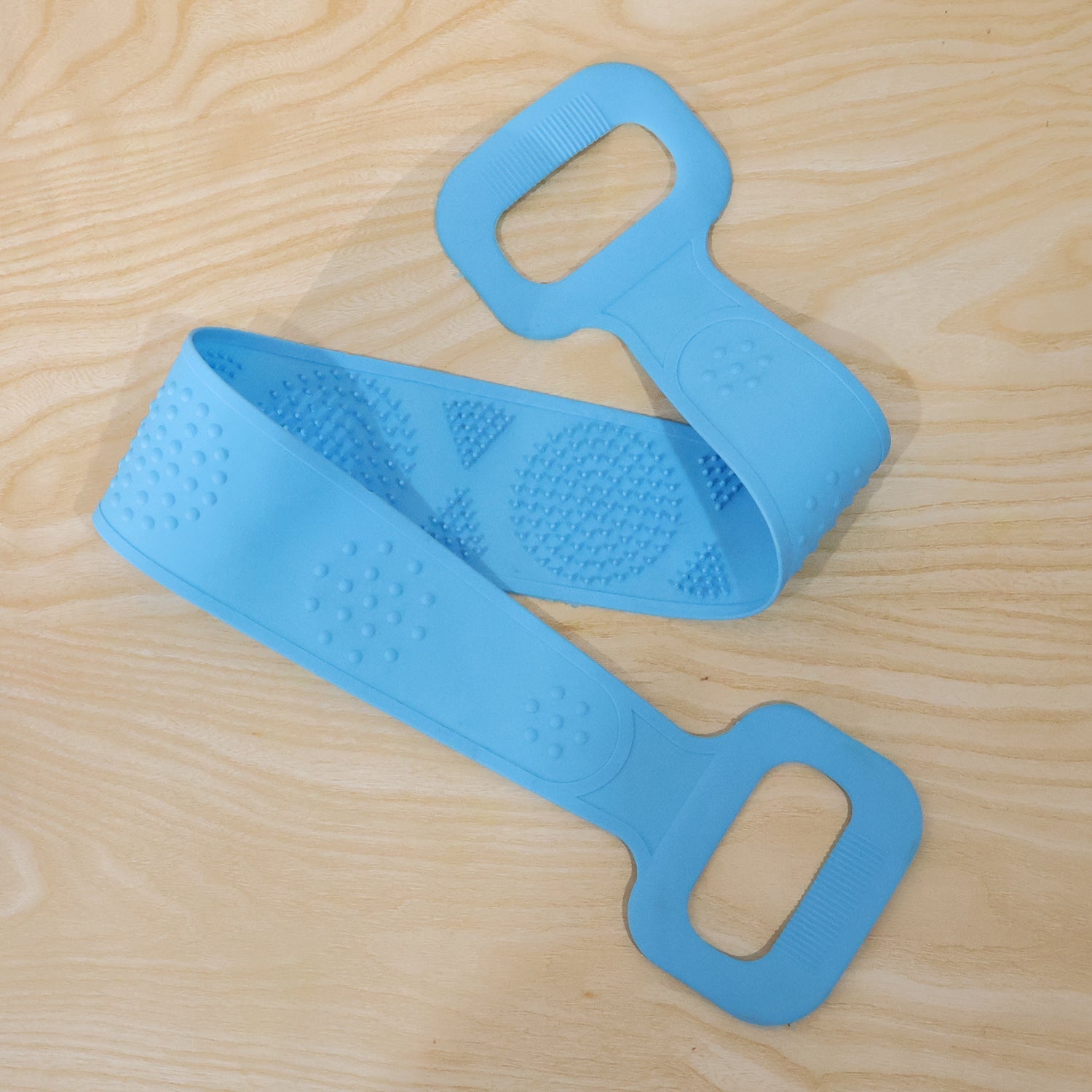 Size and dimensions of silicone back scrubber belt