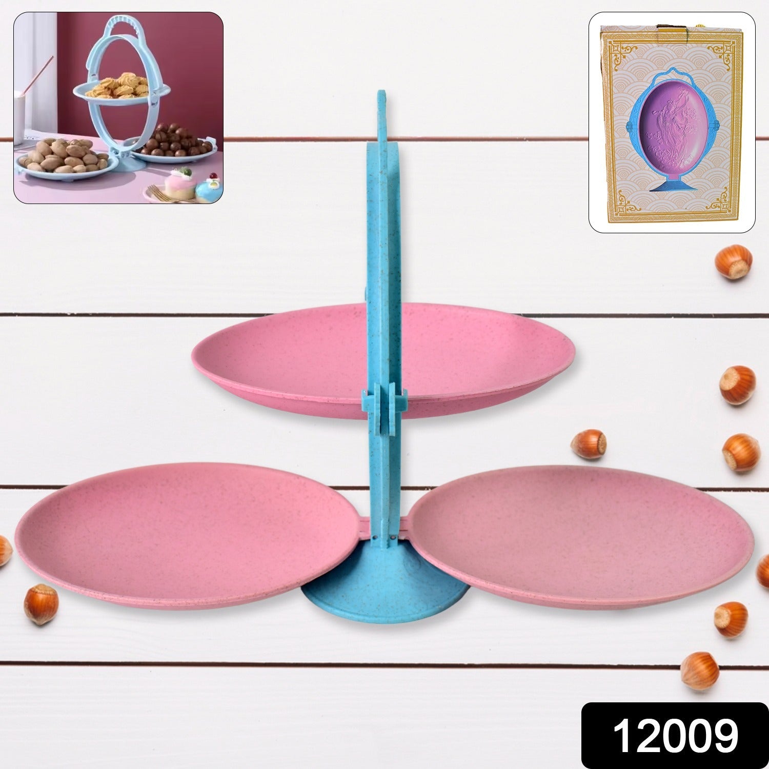 GlamTray candy plate displaying fresh fruits