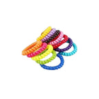 The packaging box for the 100-piece telephone wire hair bands set.
