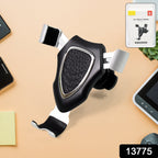 Close-up of the gravity grip mechanism on the car phone mount.