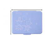 6-compartment pill organizer on white background