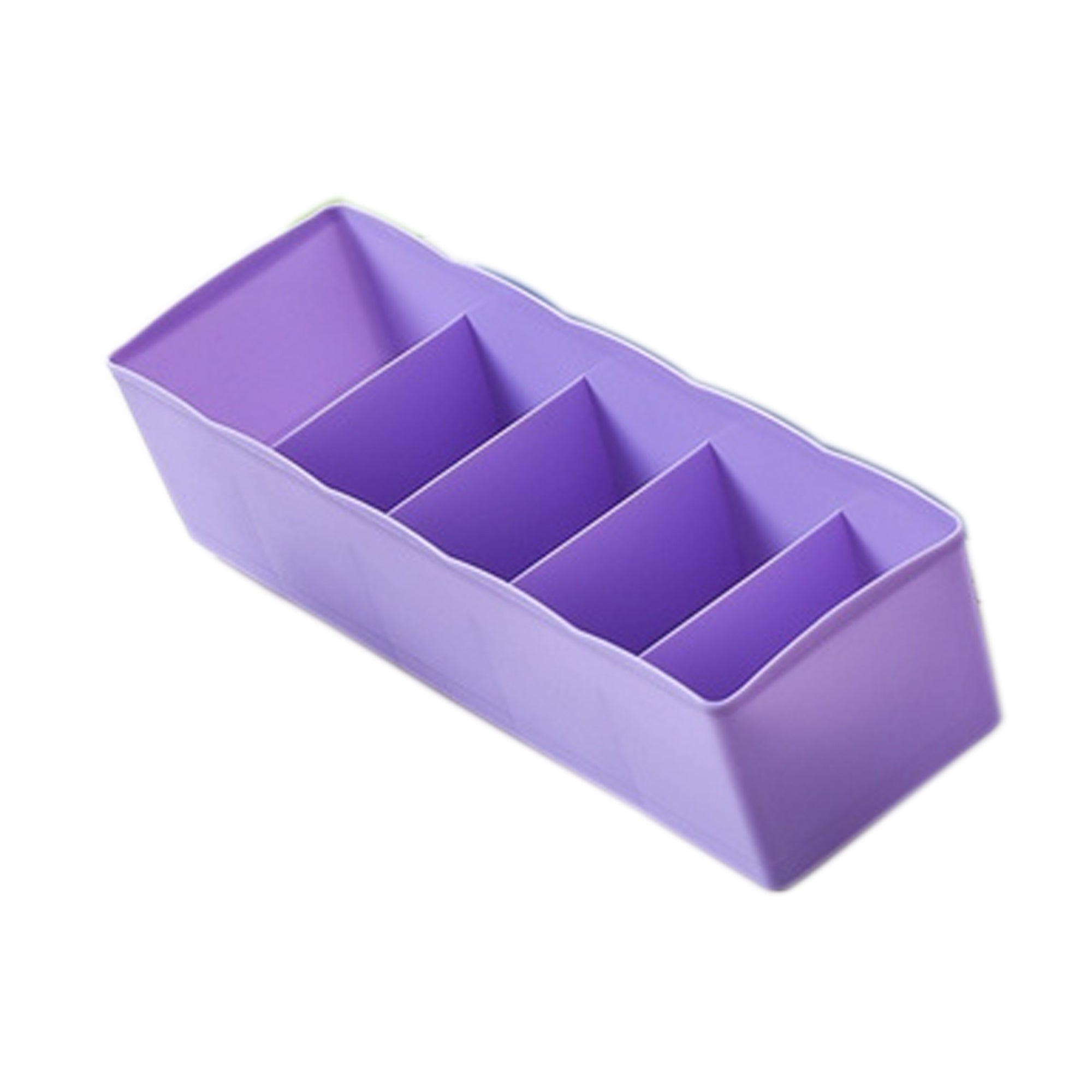 Multi-compartment clear plastic tray for efficient storage of small parts and jewellery.