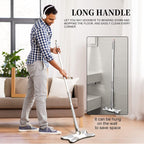 X-shape mop designed for easy and effective floor cleaning in various rooms.