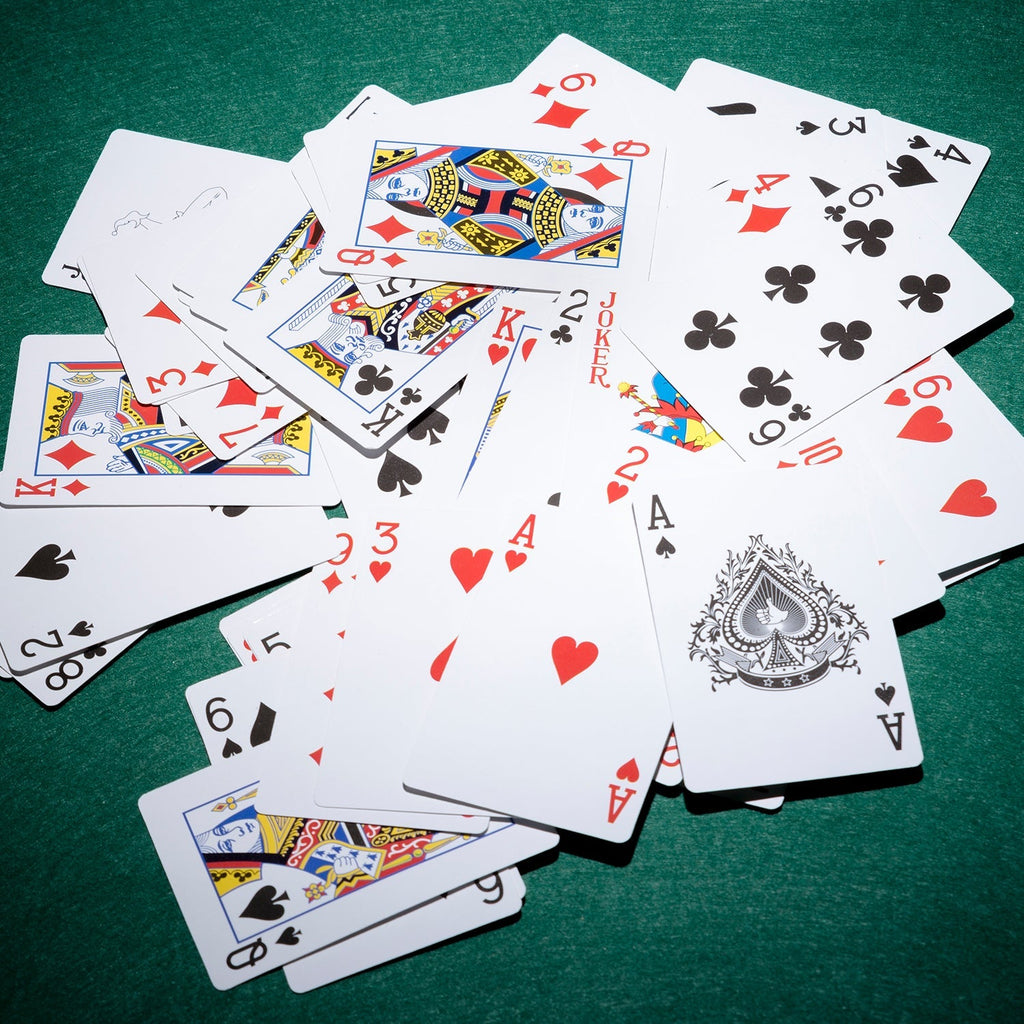 Full deck of durable premium playing cards, perfect for any card game.