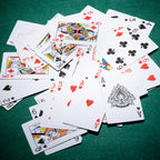 Full deck of durable premium playing cards, perfect for any card game.
