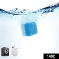 Effervescent washing machine cleaner tablet removing grime.