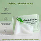 Premium natural aloe makeup remover wipes pack of 10 for deep cleansing