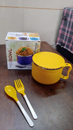 Detailed view of the food-grade stainless steel interior of the multi-purpose Maggie Bowl.