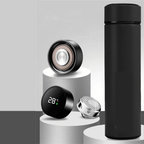 Smart Vacuum Insulated Water Bottle with LED temperature display on main image