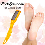 Textured surface of the foot scrubber designed for smooth callus removal.