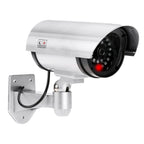 Outdoor dummy security camera positioned to enhance the visual security of a property.