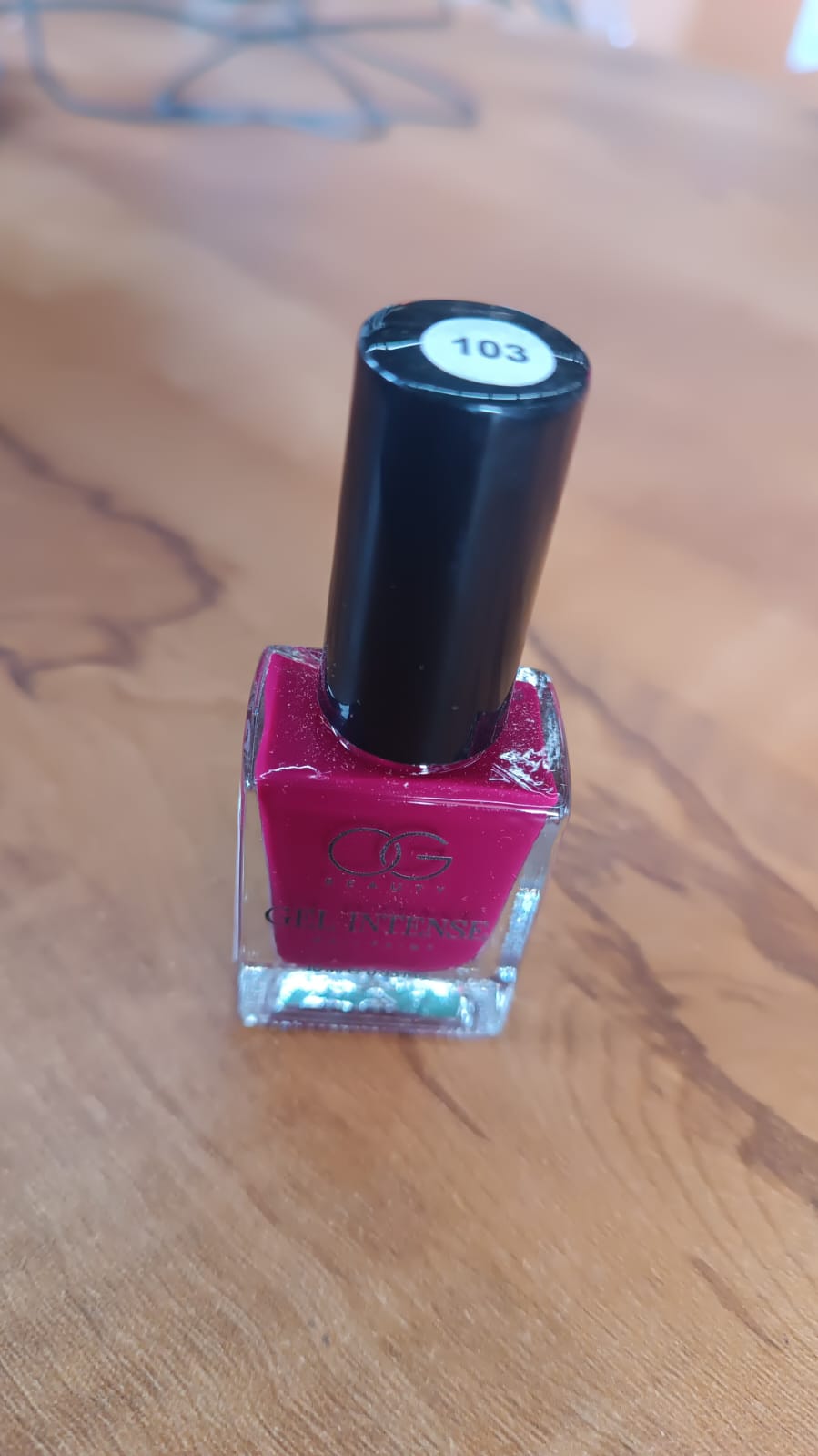 OG Beauty burgundy plum intense gel nail polish 10 ML bottle