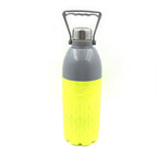 Student carrying an insulated water bottle, 1400ml, suitable for school, college, and gym hydration.