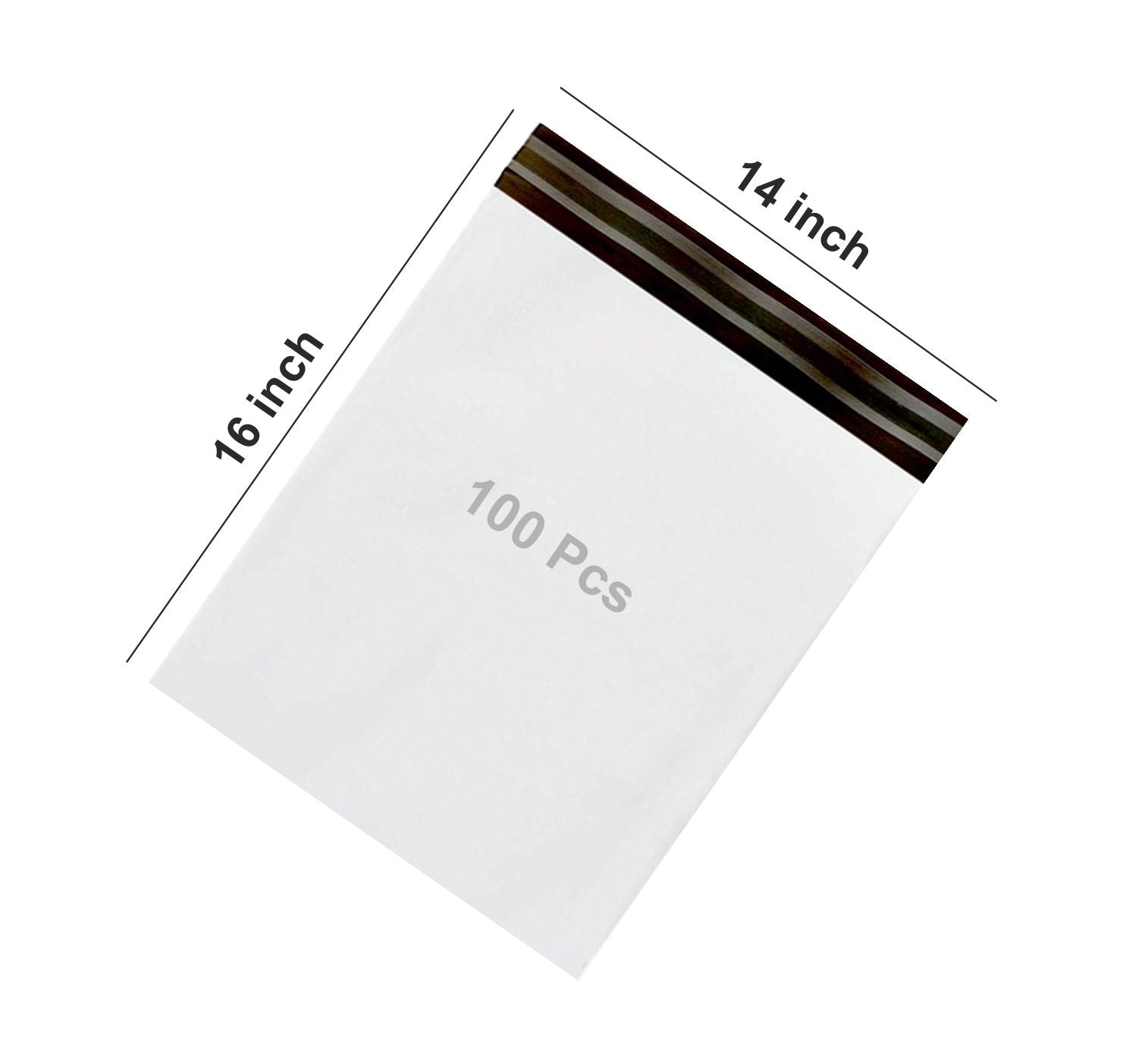 Courier bag with a transparent POD pouch for documentation.