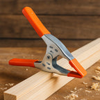Robust 6-inch heavy duty spring clamp with a strong grip.