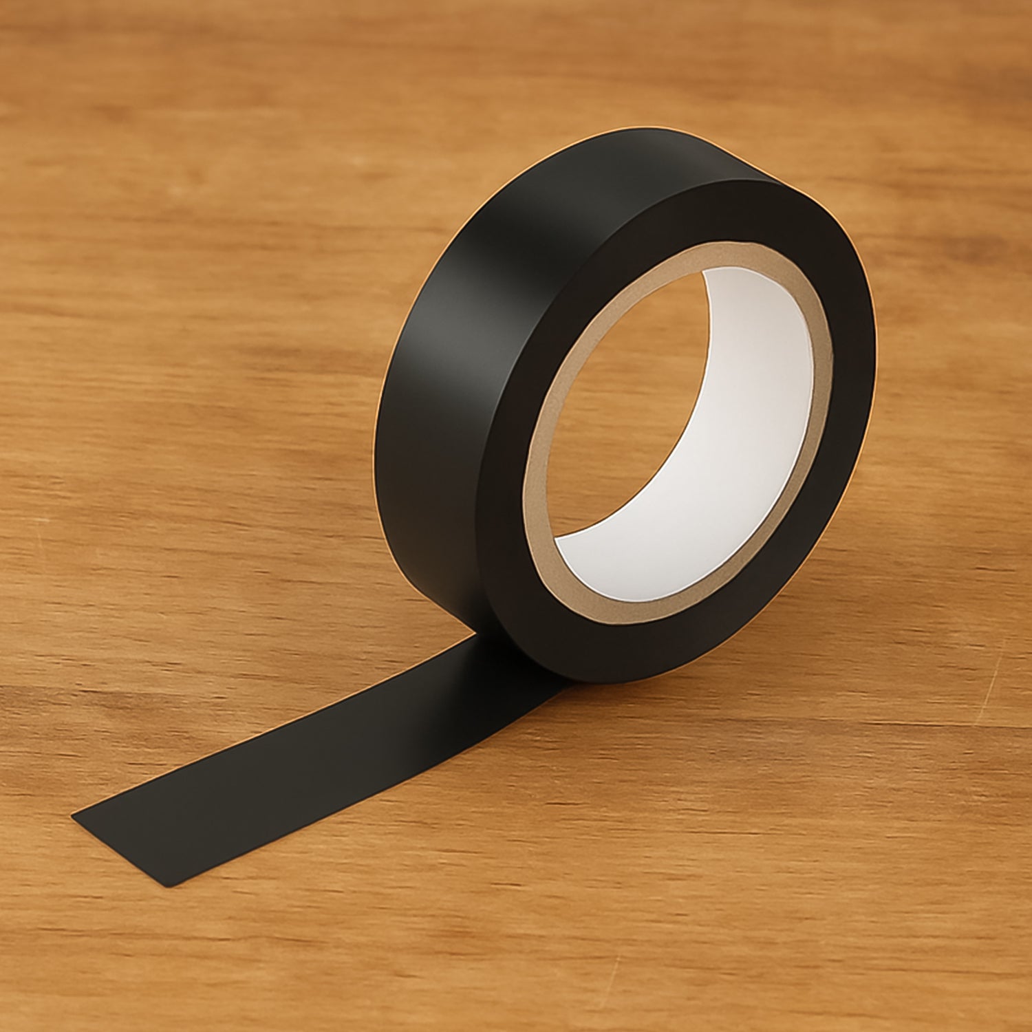 Stack of general electrical tape rolls for insulation and repairs
