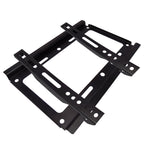 Front view of the universal TV wall mount with mounting hardware.