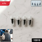 Spiral tire repair kit with screws for vehicle puncture repair