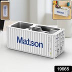 Utility holder section of the container-style desk organizer for office supplies