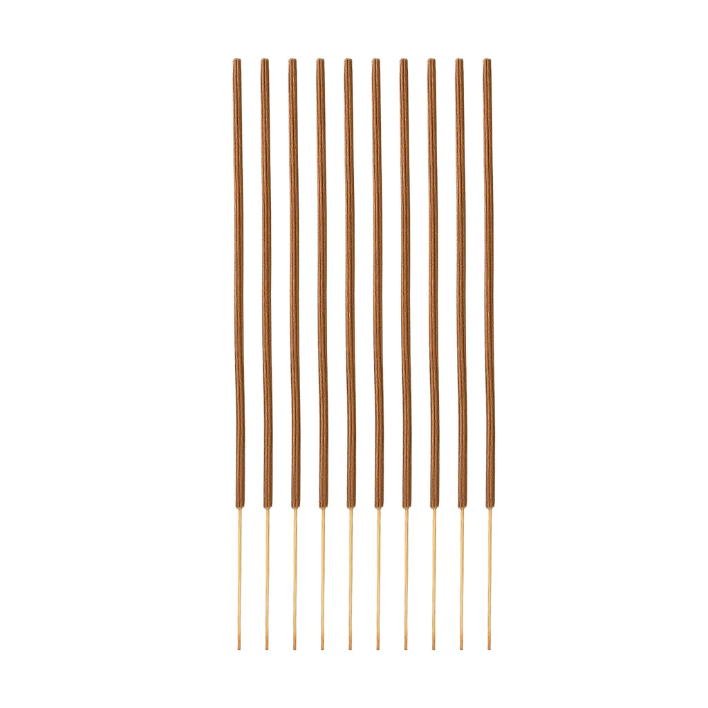 Unlit Styleva Agarbatti sticks arranged neatly, highlighting their 40cm length.